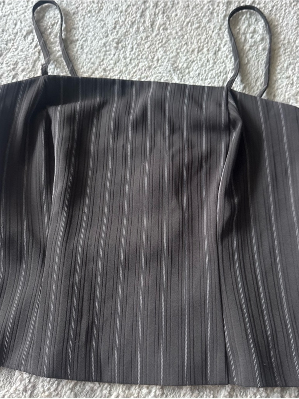 Striped Black Pinstripe Cami Top